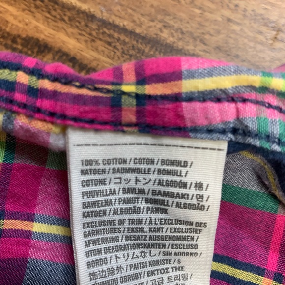 Hollister xs plaid collared button down shirt - Picture 5 of 5